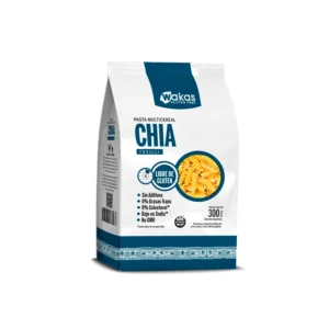 Fusilli de Chia Sin TACC x 300 gr - WAKAS