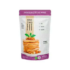 Premezcla Pancakes Proteicos Avena y Maní Sin Azúcar x 200 gr - ONE TWO FIT